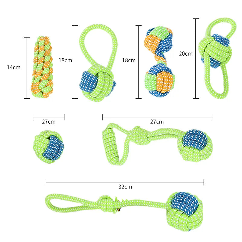 Jouets d'interaction en corde